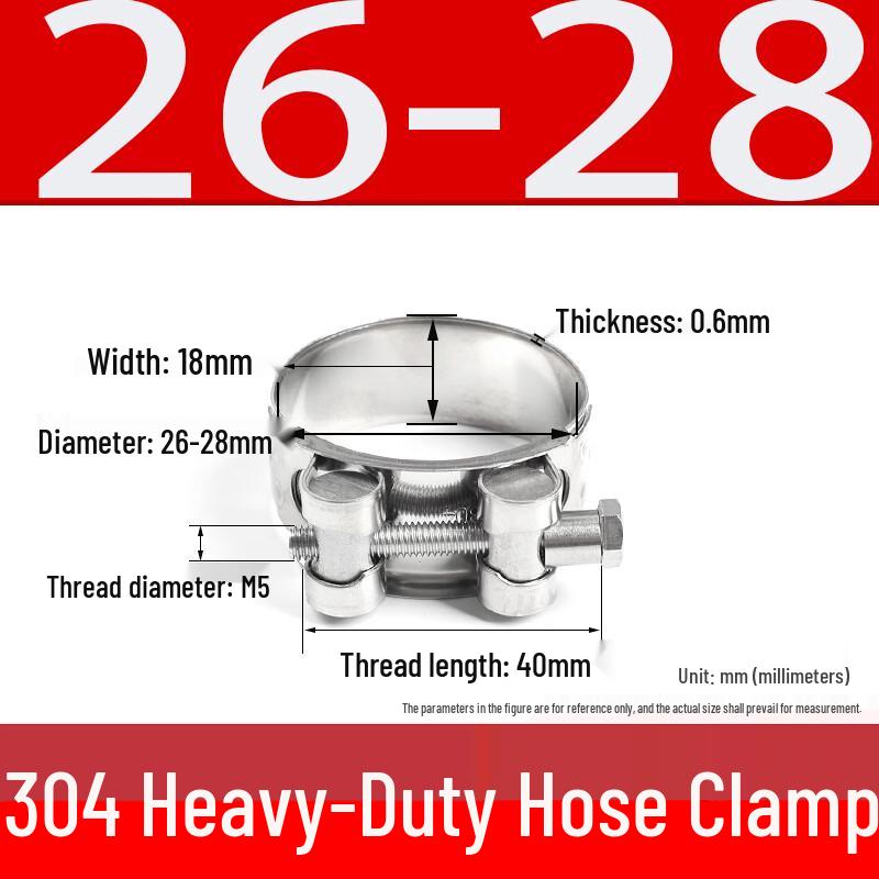 Ally Heavy-Duty Stainless Steel Hose Clamp