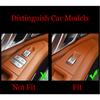 ABS Chrome/Carbon Fiber Car Window Lift Button Frame Trim Accessories For BMW X5 G05 X7 G07 2019-2026  Left Hand Drive