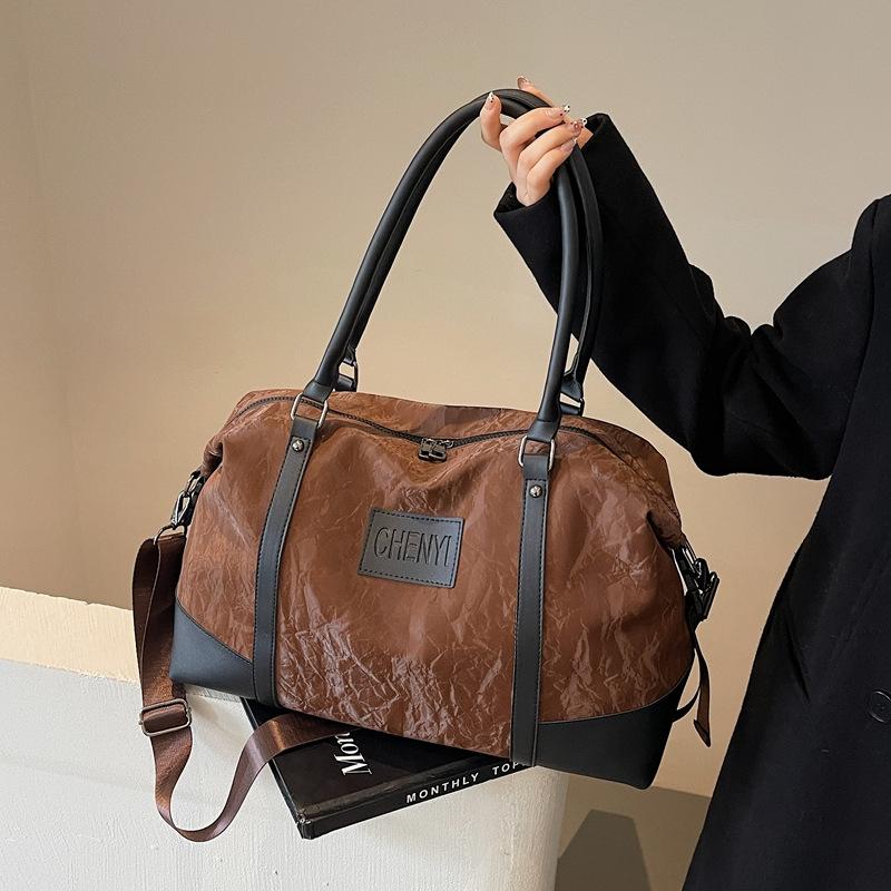 Hand Luggage Bag Women's Short-Distance Travel Bag Large Capacity Shoulder Fitness Bag Storage Bag