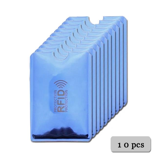 5~20Pcs Anti-Scan Card Sleeve Anti-magnetic Anti-theft Anti RFID/NFC scanning Aluminium Foil Safty Bank Card ID Card Card Holder