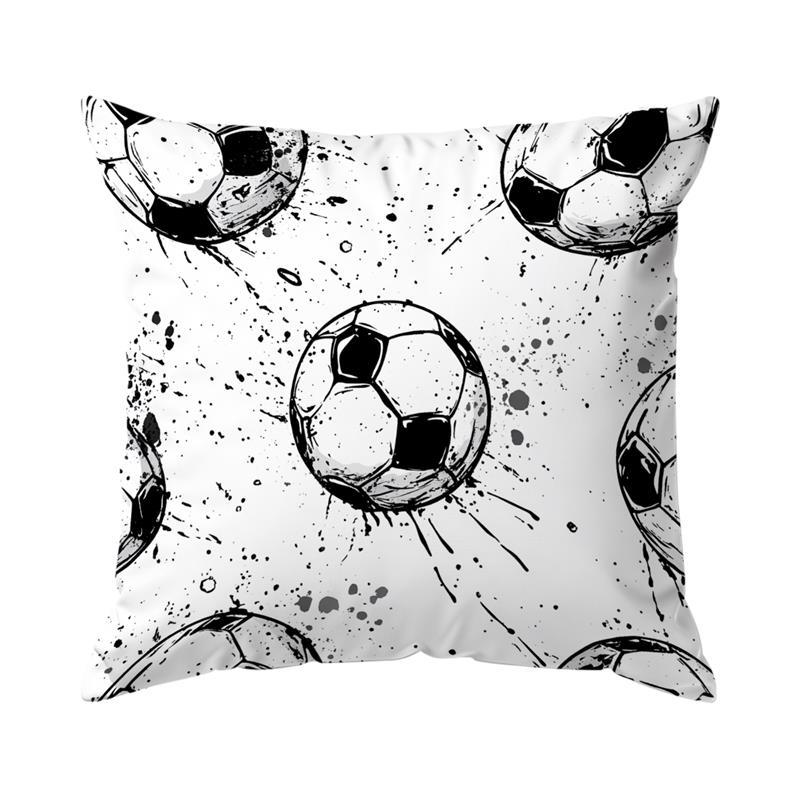 Football Soccer Cushions Pillowcase Printed Polyester 45X45Cm Throw Pillow Cover Decorative Sofa Cushion Pillowslip Home Decor