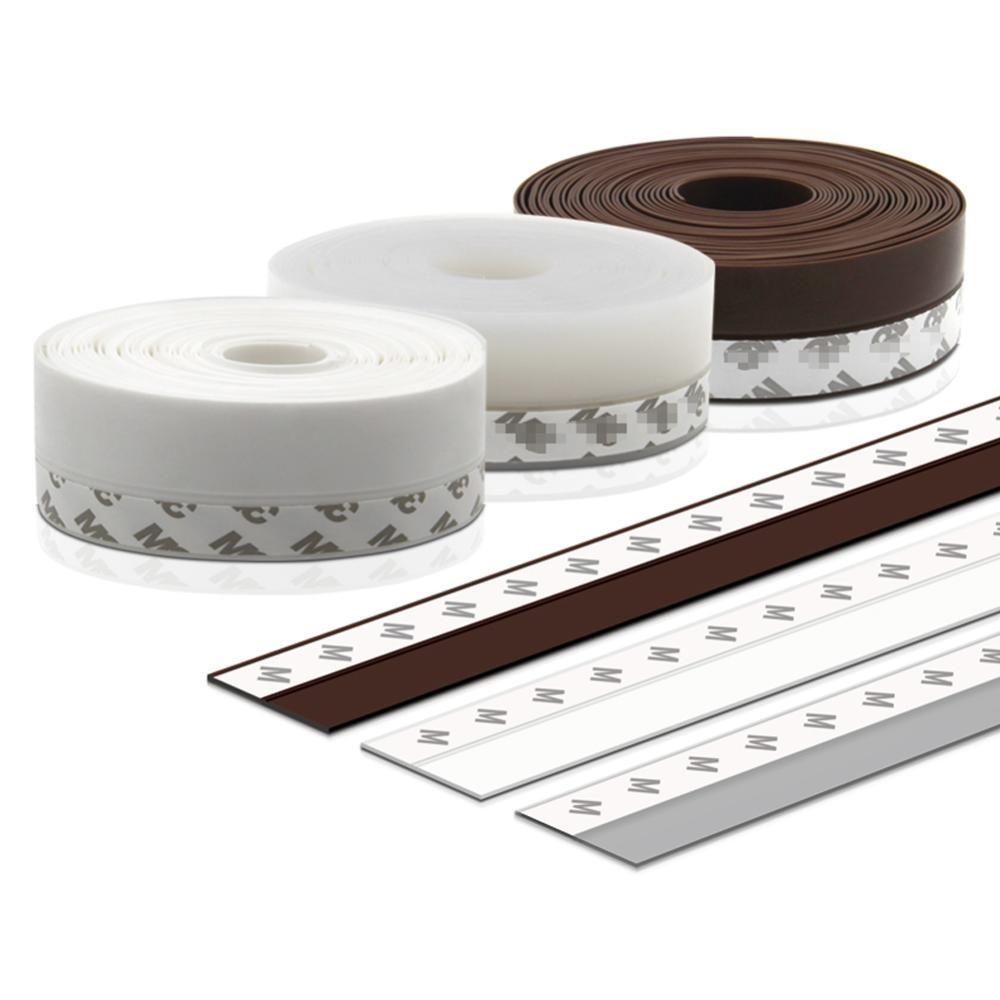 Self Adhesive Door Sealing Strips Window Silicone Draft Stopper Wind Dustproof Sound Insulation Tools