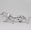 Golden Tiger Animal Sculpture, Electroplated Resin Crafts, Home Decoration, Living Room and Office Desk Decoration Ornaments