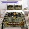 3pcs Duvet Cover Set (1*Duvet Cover + 2*Pillowcase, Without Core), Harley Davidson Print Soft All‑Season Bedding Set, Home Bedroom Decor Gift
