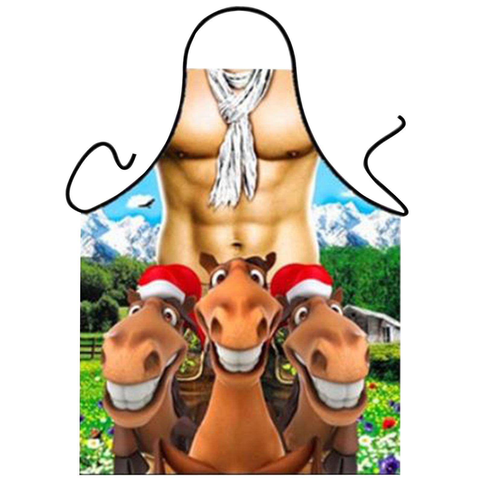 

Сексуальный мускулистый мужчина, кухонный фартук, креативный кухонный фартук, подарок на день Святого Валентина