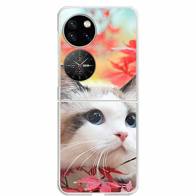 For Huawei P50 Pocket Case Transparent Clear Hard PC Phone Back Cover For Huawei P50 Pocket Cases P 50 Pocket 2022 Shells Capa