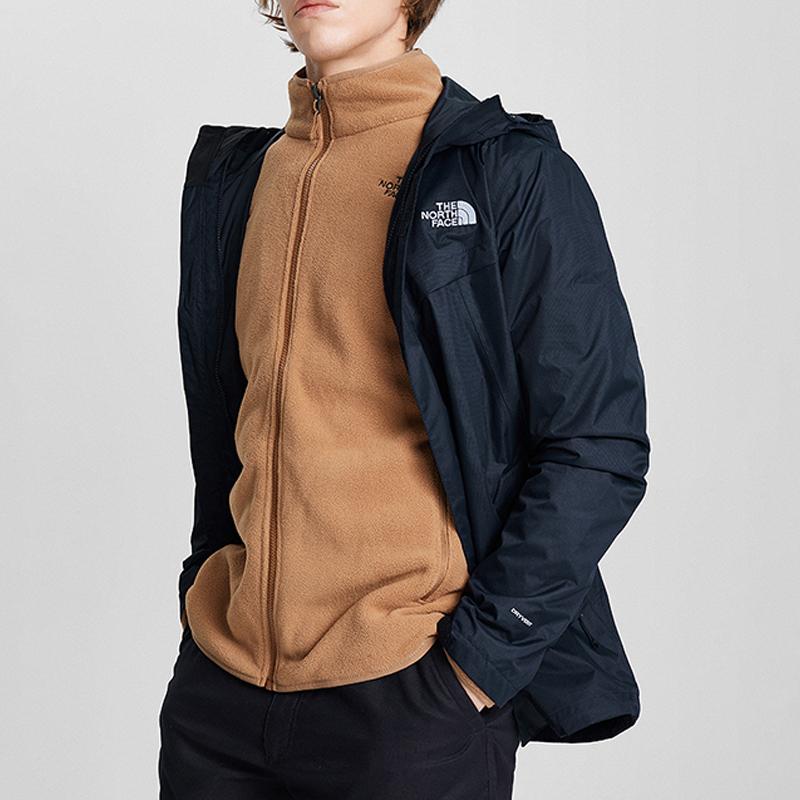THE NORTH FACE Waterproof Abrasion-Resistant Thermal Moisture-Wicking Windbreaker Jacket Men's Blue/Khaki NF0A4U7X-X9V