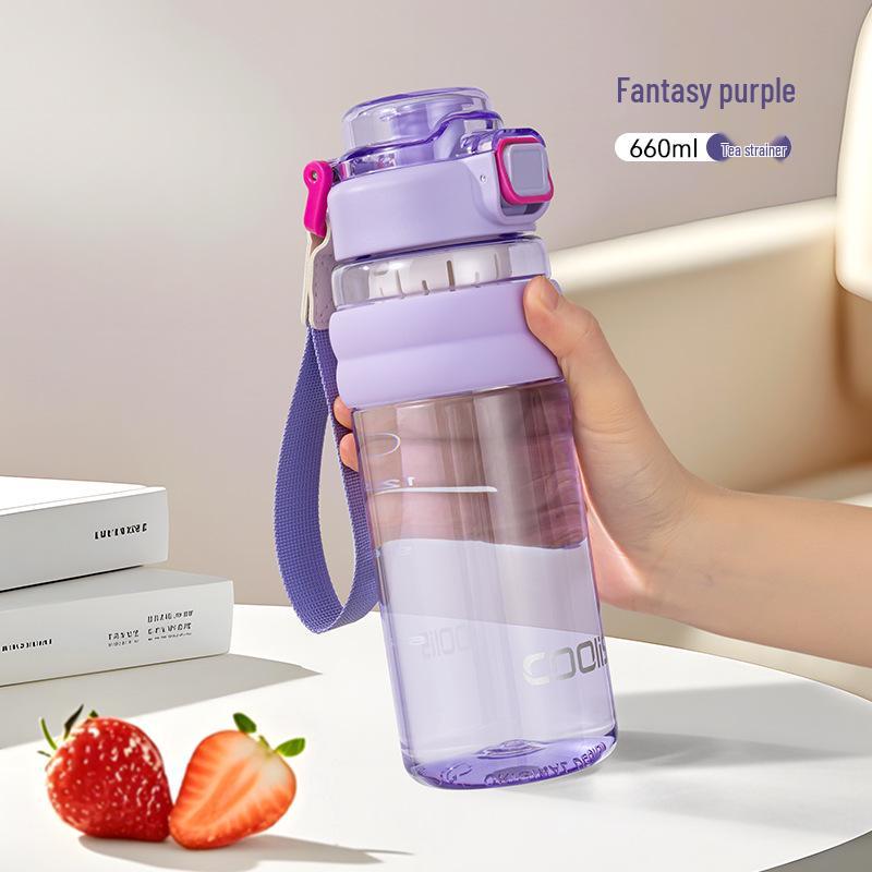 Coolleesi 660ml Tritan Student Sports Water Bottle for Men & Women - Stylish & Portable 2026 Model