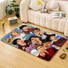 Jimin Pink Roses Carpet Soft Rug Plush Rug 8X10 Rug Living Room Rug Hallway Runner Noise Reducing