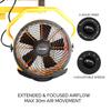 XPOWER FA-300K Powerful Wall Mounted Dock Ventilation Axial Fan Mechanical Arm