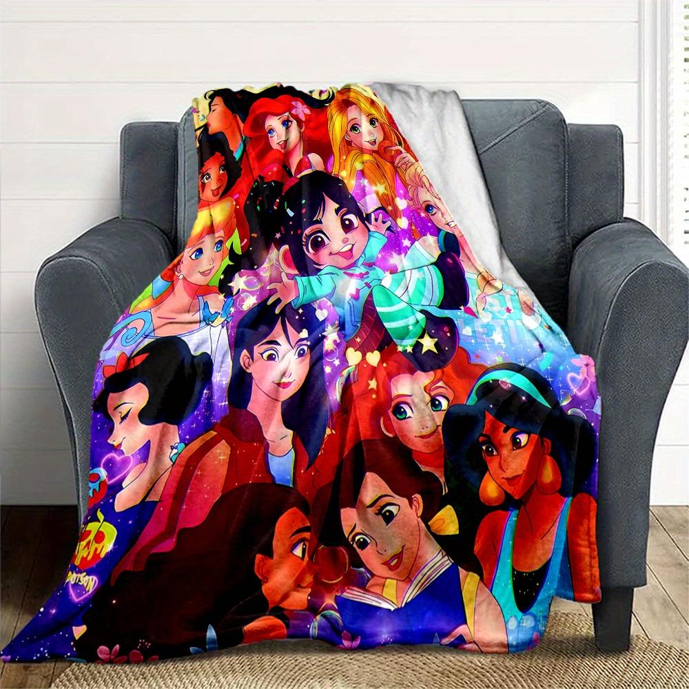 1pc, Happy Disney princesses Blanket, Soft Throw for Room Decor, Perfect Gift for