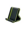 Black and Yellow Striped 3D Printed Phone Stand: Unique Design for Desktop Storage & Decoration
