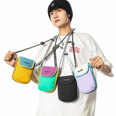Mobile Phone Bag, Cross-body Bag, Trendy Outdoor Lightweight Strap Bag, Nylon Small Bag