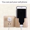 Phone Wall Holder Mobile Phone Wall Mounted Charging Stand Shelf Bedside