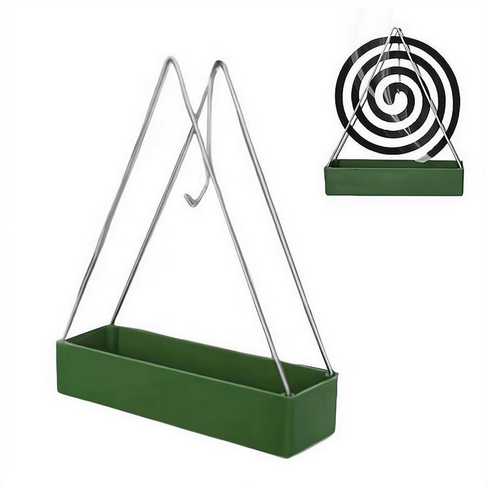Triangle Mosquito Coil Holder Household Creative Fireproof and Anti-scalding Mosquito Coil Tray Holder Stove Bracket Ash Tray