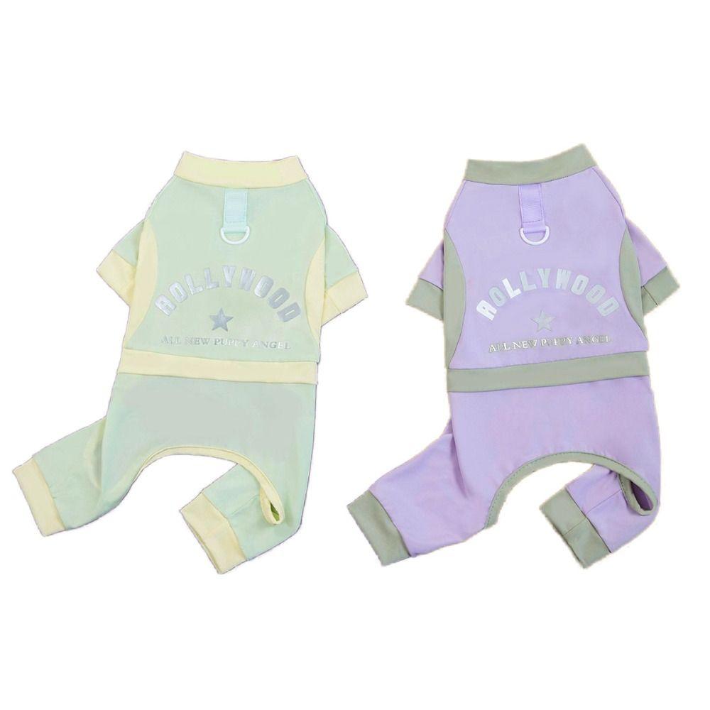 Thin Dog Four Legged Clothes Breathable Pet Sunscreen Clothes Pet Supplies Cat T Shirt  Chihuahua