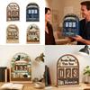 Educational Wooden Role Play Tool Books Read This Year Counter Bookshelf Decors Wall Art Home Library Essential