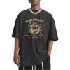 European Sizes Men's T-Shirt - Stars Hollow Gazebo Print Soft Breathable Round Neck Short Sleeve Tee Suitable for Casual Streetwear