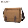 Korean Style Trendy Men's Unisex Canvas Crossbody/Shoulder Student Messenger Bag