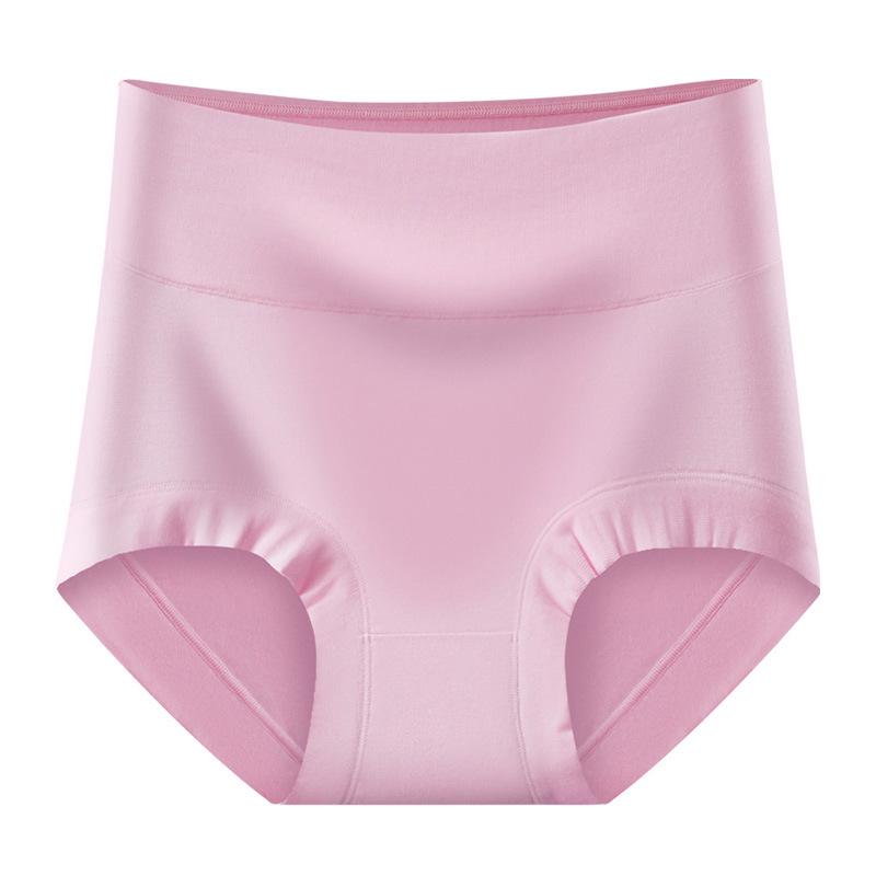 Modal Women's High Waist Tummy Control Plus Size Briefs with Antibacterial Crotch