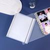 Large B5 Card Collection Album with Thick Transparent Pages, Storage Binder for Tickets and Star Memorabilia, Four-Grid or Nine-Grid Layout