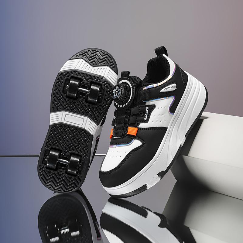 Scarpe Pattini a Rotelle Bambini Bambine Pattini a Rotelle a Quattro Ruote