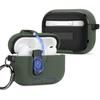 For Airpods Pro 3 Magnetic Lock Case with Kickstand & Lanyard Shockproof Protector Case for Apple AirPods Pro 3rd Cover