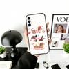 Cute Dachshund Cartoon Phone Case For Samsung Galaxy A73,A72,A71,A70,A53,A52,A51,Others Soft Black Cover