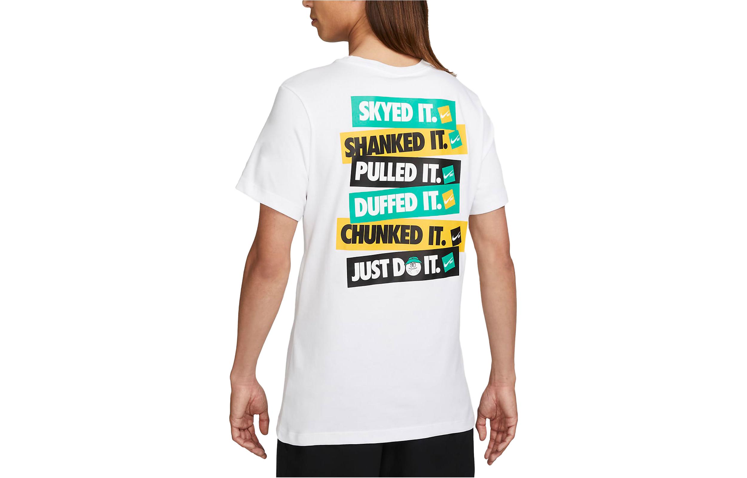 

Nike T Shirts Men s White Crew Neck Moderate Straight Fit FJ1511-100 XXL