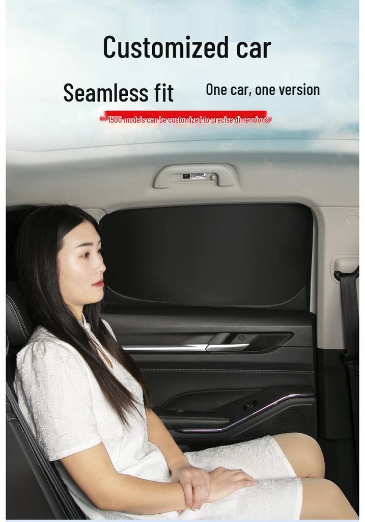 Chrysler 300C Car Sunshade: Sun Protection, Heat Insulation, Light Blocking, Privacy for Camping