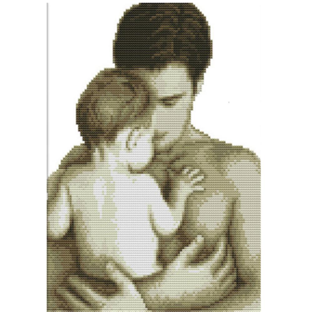 

HUACAN полная дрель квадратная алмазная живопись 5D портрет DIY Алмазная вышивка отец и ребенок украшение дома Full Square 20*30 cm