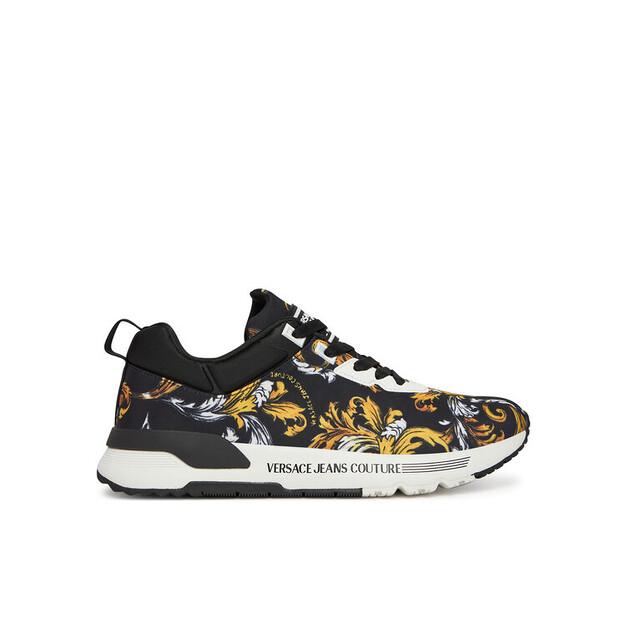 Мужские кроссовки Versace Jeans Couture 78ya3sa1 чёрные