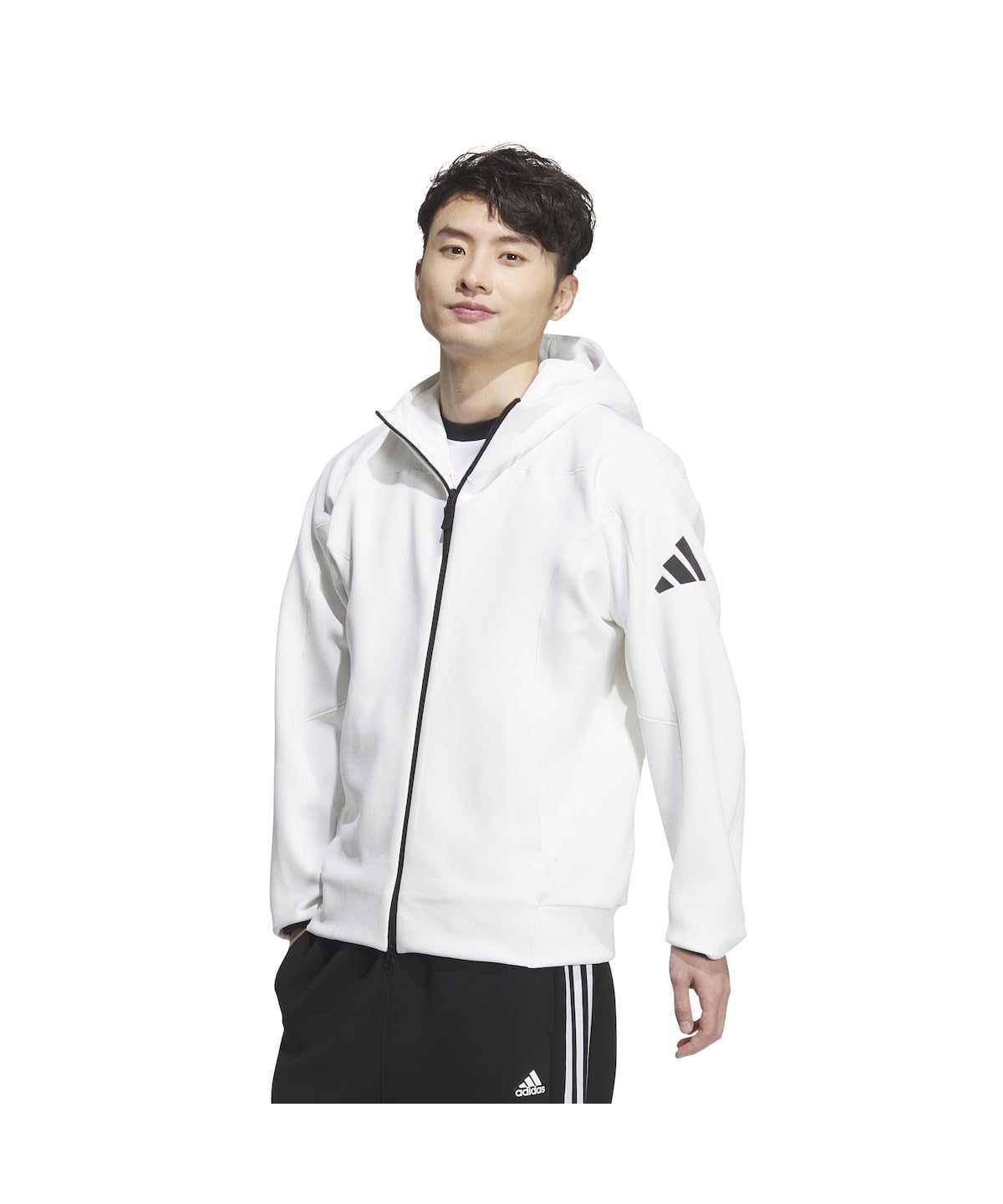 

Adidas JAPAN Hoodie IX5653 JSR44 WH XL Sweat Jacket Men s Z.N.E. Full-Zip белый