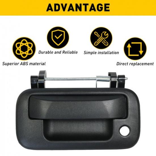 Black Plastic Tailgate Tail Gate Handle for Ford F150 Super Duty Pickup Truck