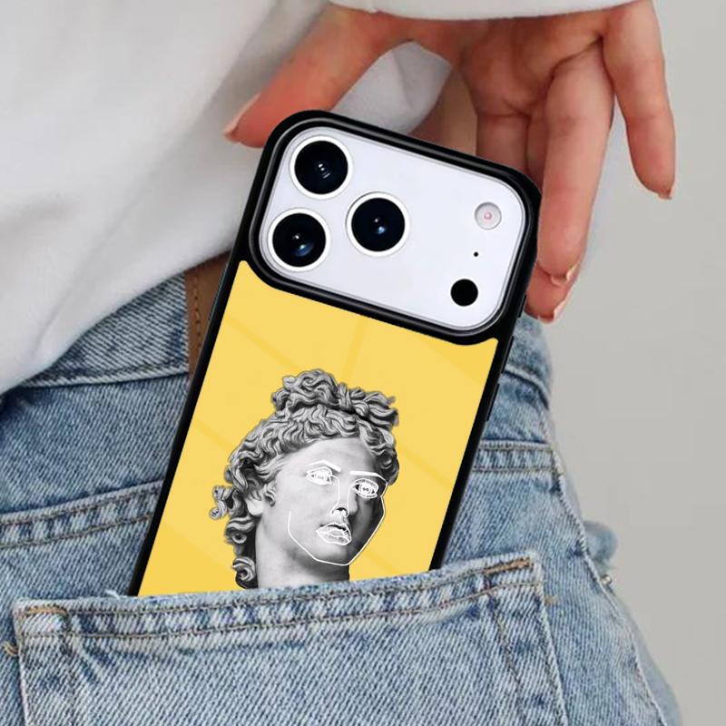 Famous Aesthetic Statue soft Phone Case for iPhone 16e 15 14 13 12 17 Pro Max Plus Air 17pro Cover Coque