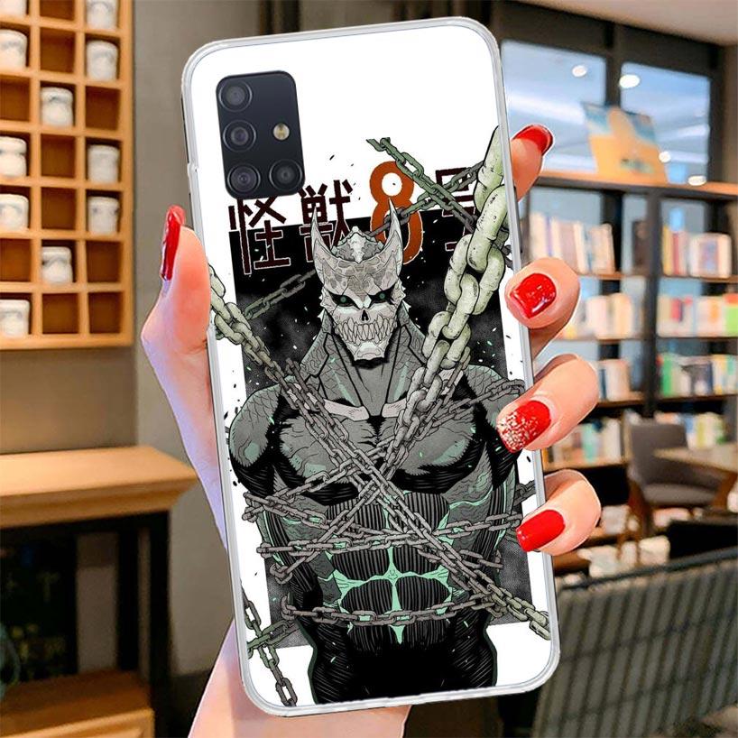 Kaiju No. 8 Anime Cover Phone Case For Samsung Galaxy A12 A22 A32 A52 A72 A02S Phone Case Note 20 Ultra 10 S10 Plus A51 A71 A50S