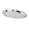 Silver Engraved Tray Vintage Dessert Plate Multi Purpose Serving Tray for Cake Fruit Jewelry Display
