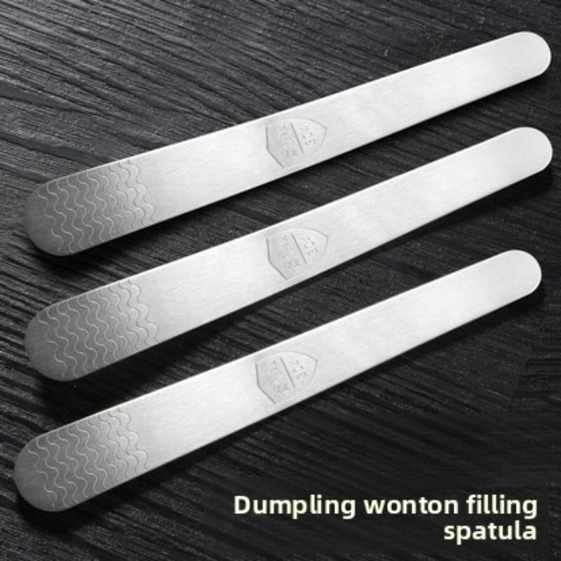 Q1JB 9st Knytdegsform Bärbar Knytdegsformset Rostfritt Stål Manuell Nyp Ravioli Empanadas Deg Fyllningssked