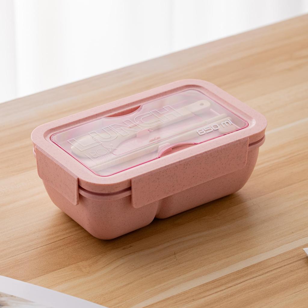 850ml Deep Lunch Box with 4-Point Locking for Leak-Proof Capability, Eco-Friendly, Microwave and Dishwasher Safe, Unisex, Perfect for Commuting or