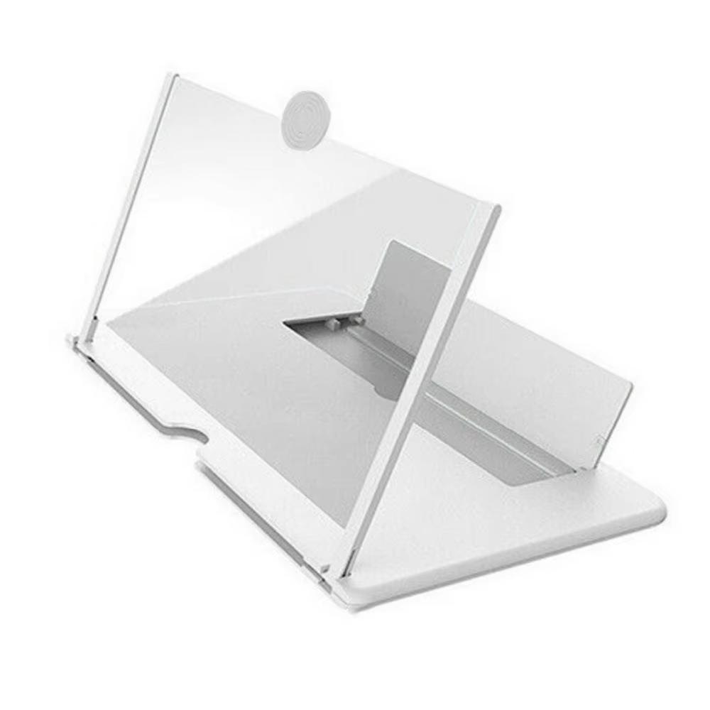 3D HD Phone Screen Amplifier Projector, Foldable Stand for Movies Videos Games, Compatible with All 10 Inch Smartphones