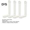 4Pcs Bed Sheet Holder Clips Easy Install L-Shaped Mattress Sheet Corner Grippers Reusable Anti-Slip Fastener Clips for Sheets Covers Blankets