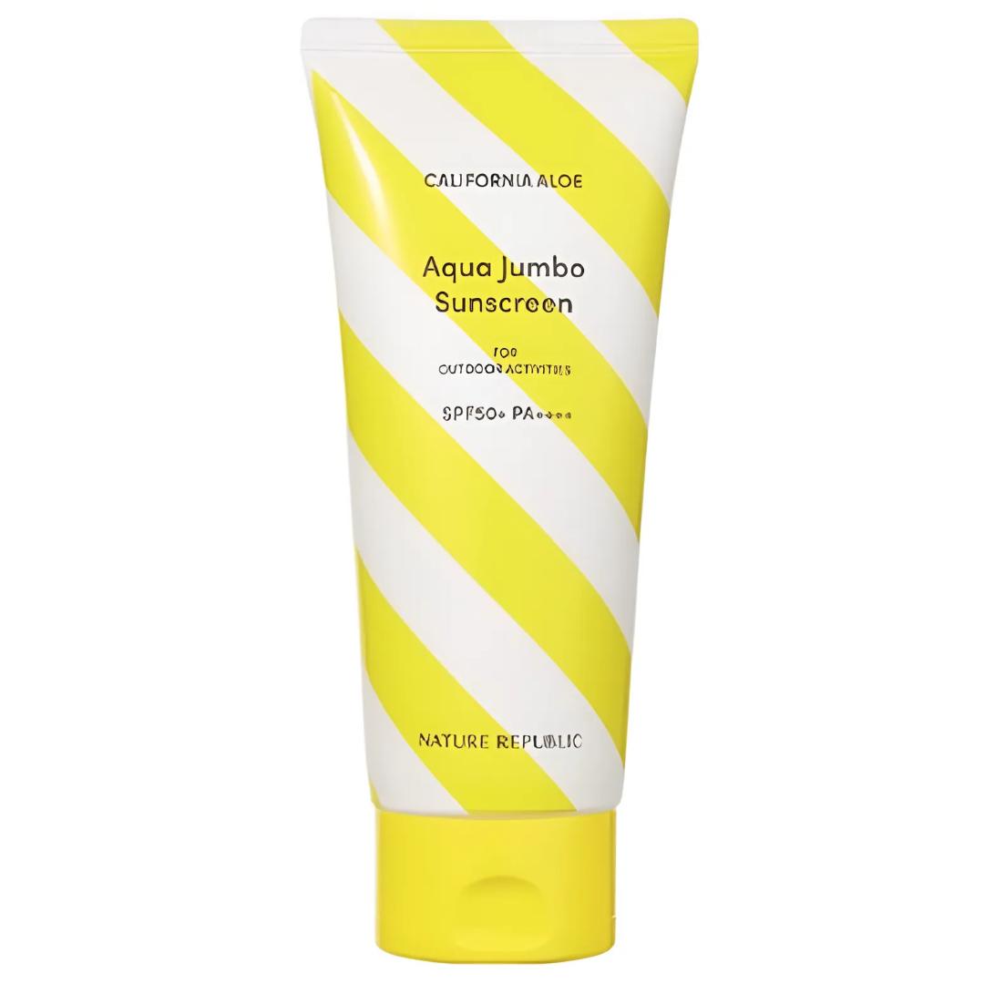 [NATURE REPUBLIC] California Aloe Aqua Jumbo Солнцезащитный лосьон SPF50+ PA++++ 250мл