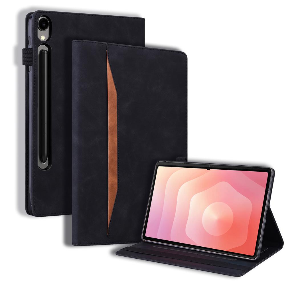 For Samsung Galaxy Tab S11 Ultra Case PU Leather Protective Folio Tablet Cover with Card Holder