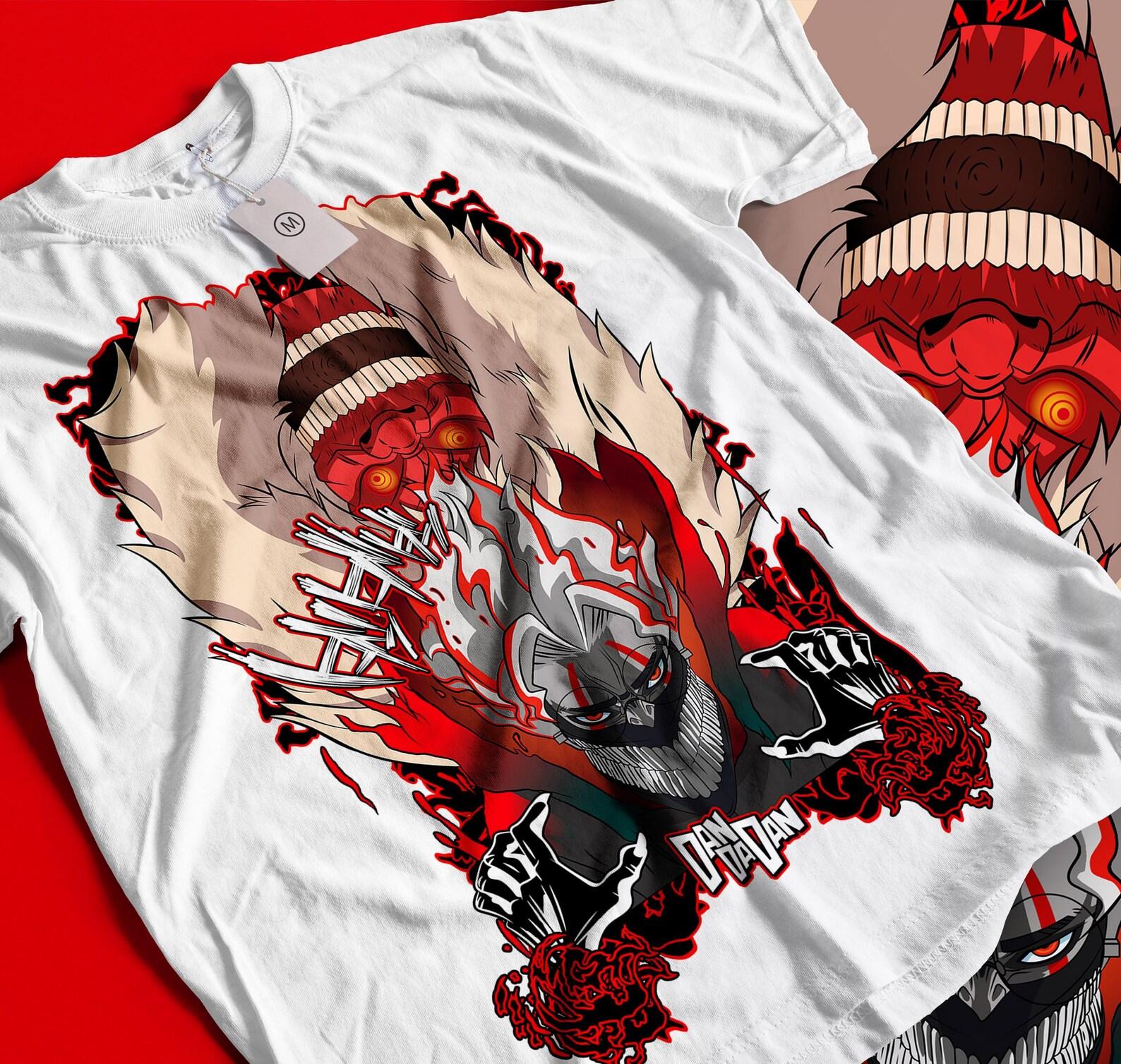 Anime Manga Graphic Tee, Unisex Cotton Streetwear Shirt XL