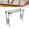 Multipurpose Frame Lifter Tool with Ergonomic Handle Metal Texture for Comfortable Frame Management In Apiary Tasks