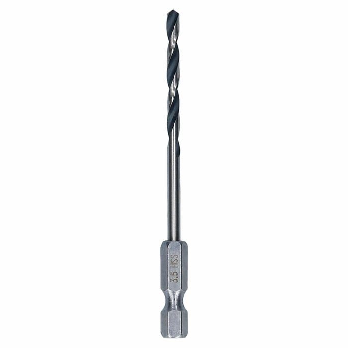 Foret hélicoïdal - Bosch - PointTeQ - 3,5 mm - HSS - Hexagonal