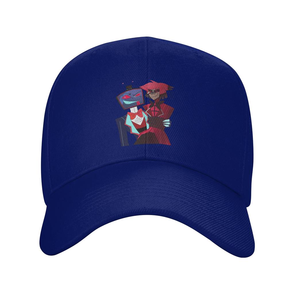 Valentines Alastor and Vox radiostatic Baseball Caps Unisex Sport Sun Caps Hats Adjustable Polyester Fishing Hat Summer Hat