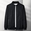 ROMON Men's Stand-Collar Baseball Jacket