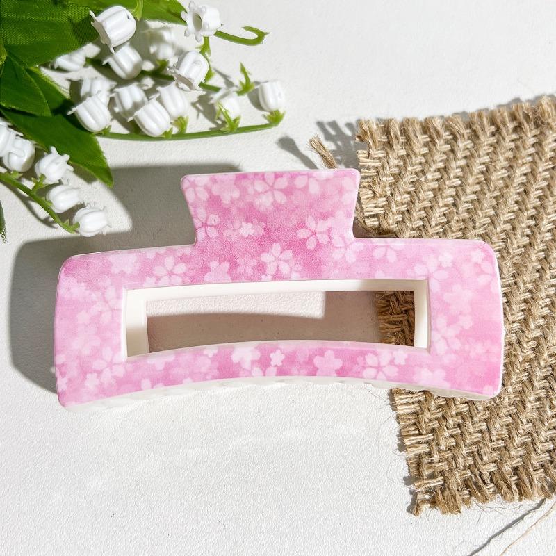 Uv-printed Square Gripper Sweet Fruit Print UpdoShark ClipHair Clip Hair Accessory