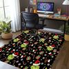 Grinch Printed Carpet Rug for Office Chair Living Room Bedroom Kitchen Room Decor Gifts
